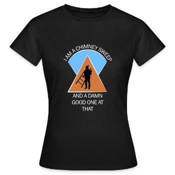 Chimney Sweep Chimney Sweep - Women's T-Shirt - black - Front - AI Model Female 172 dark (172cm)