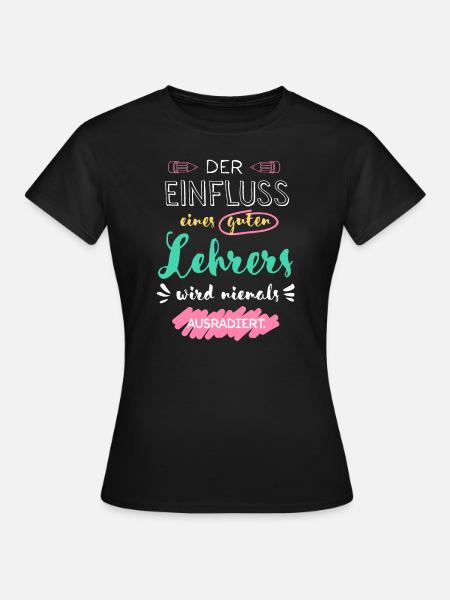 Lehrer & Lehrerin Geschenk Danke Grundschule Idee - Frauen T-Shirt - Schwarz