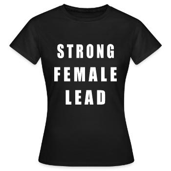 Strong female lead - T-shirt Femme - noir - Devant - AI Model Female 172 dark (172cm)