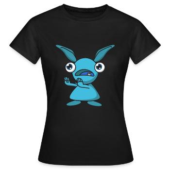 Ungeheuer Ohren Geschenk Halloween Comic fantasy - Frauen T-Shirt - Schwarz - Vorne - AI Model Female 172 dark (172cm)