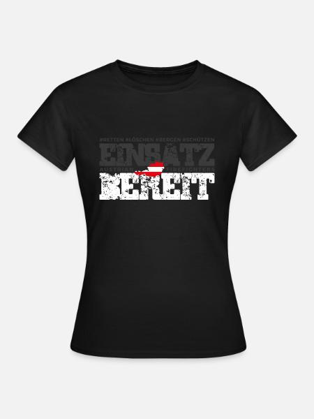 Austrian Firefighters Edition 2017 - Frauen T-Shirt - Schwarz
