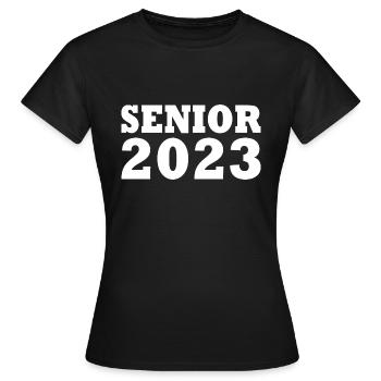 Senior 2023 - Frauen T-Shirt - Schwarz - Vorne - AI Model Female 172 dark (172cm)