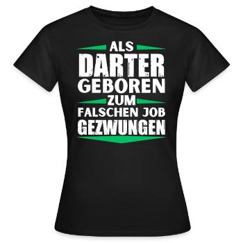 Darter s’est trompé d’emploi - T-shirt Femme - noir - Devant - AI Model Female 172 dark (172cm)