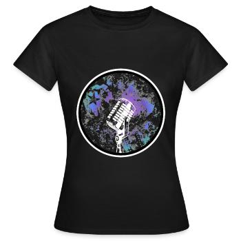 Micro - Women's T-Shirt - black - Front - AI Model Female 172 dark (172cm)