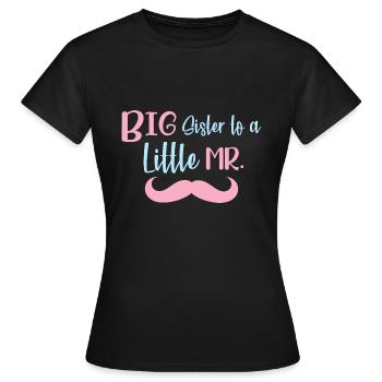Big Sister To A Little mr - T-shirt Femme - noir - Devant - AI Model Female 172 dark (172cm)