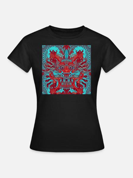 néon bali petit - T-shirt Femme - noir