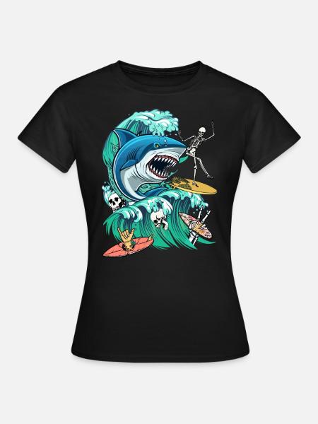 Feeding frenzy - Women's T-Shirt - black