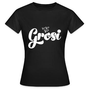 Beschts Grosi Oma Schweiz Lieblingsoma Beste Omi - Frauen T-Shirt - Schwarz - Vorne - AI Model Female 172 dark (172cm)