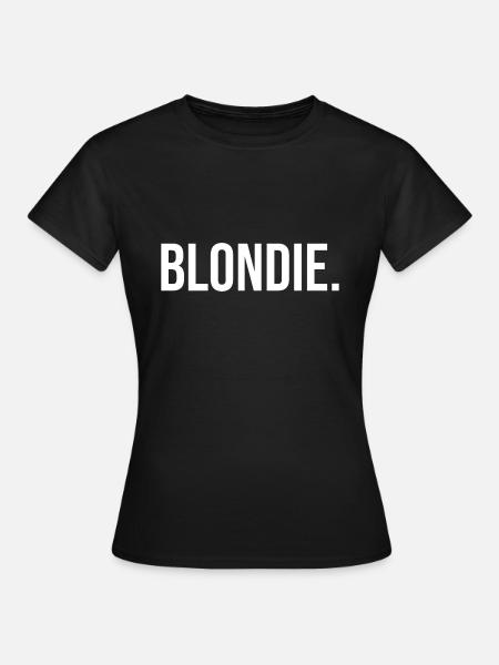 Blondie - blonde - white - Women's T-Shirt - black