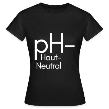 ph Haut-Neutral - Frauen T-Shirt - Schwarz - Vorne - AI Model Female 172 dark (172cm)