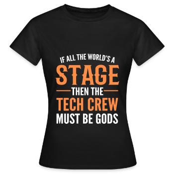 Theater Schauspiel Schauspieler Schauspielerin - Frauen T-Shirt - Schwarz - Vorne - AI Model Female 172 dark (172cm)