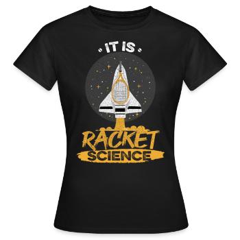 Tennis Partie Design für deinen Tennis Kollege - Frauen T-Shirt - Schwarz - Vorne - AI Model Female 172 dark (172cm)