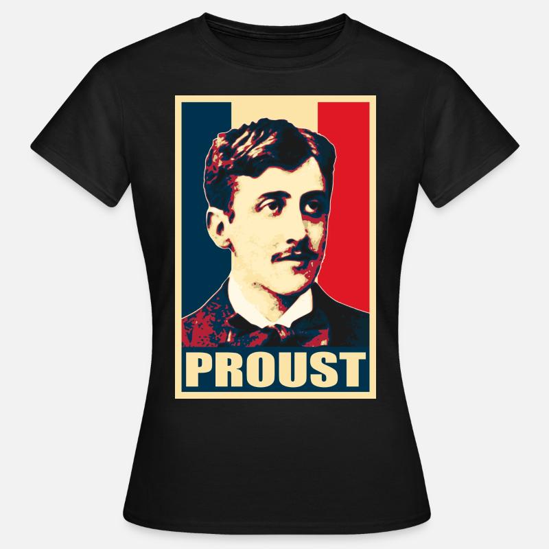 Marcel Proust - T-shirt Femme - noir