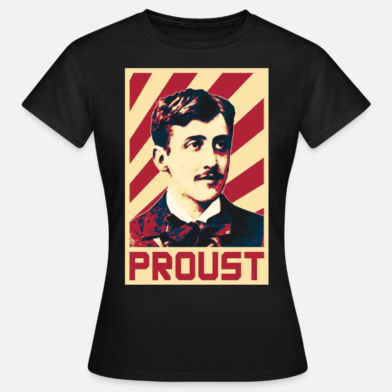 Marcel Proust - T-shirt Femme - noir