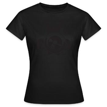 Basslove subwoofer speakers Loud music - Women's T-Shirt - black - Front - AI Model Female 172 dark (172cm)
