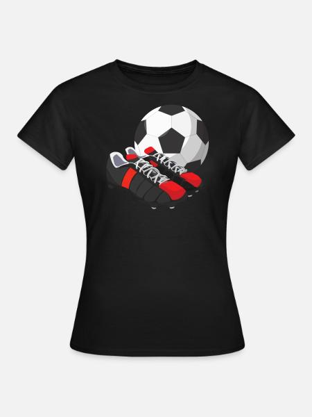 football - T-shirt Femme - noir