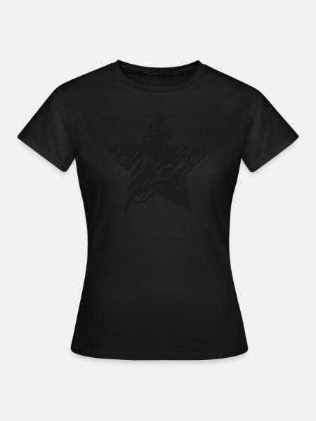 Black Star - Frauen T-Shirt - Schwarz