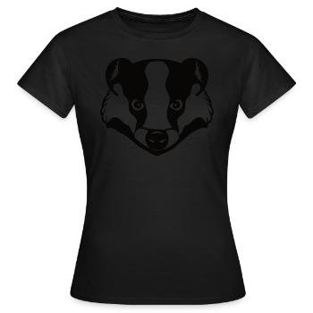 Blaireau effronté Dax animalis - T-shirt Femme - noir - Devant - AI Model Female 172 dark (172cm)