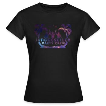 Junggesellen Abschied SKY - Frauen T-Shirt - Schwarz - Vorne - AI Model Female 172 dark (172cm)