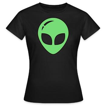 étranger - T-shirt Femme - noir - Devant - AI Model Female 172 dark (172cm)