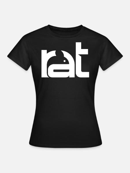 Rat - Ratte - Frauen T-Shirt - Schwarz