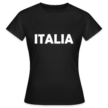 Italia - Women's T-Shirt - black - Front - AI Model Female 172 dark (172cm)