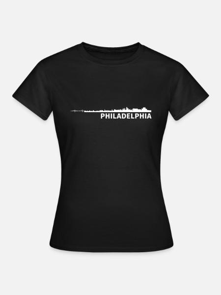 Philadelphia - Frauen T-Shirt - Schwarz