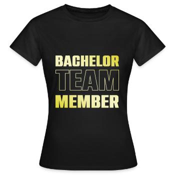 Équipe de baccalauréat - T-shirt Femme - noir - Devant - AI Model Female 172 dark (172cm)