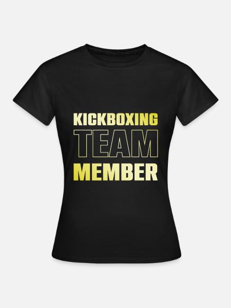 Kickboxing Team - Frauen T-Shirt - Schwarz