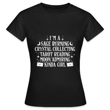 Les filles sorcières | Sorcière Sorcière Sorcière Sorcière Cadeaux - T-shirt Femme - noir - Devant - AI Model Female 172 dark (172cm)