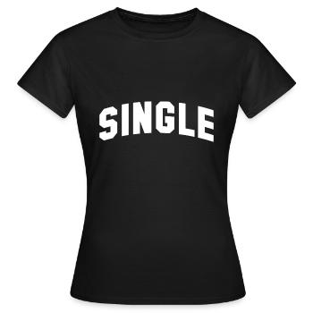 Single - Women's T-Shirt - black - Front - AI Model Female 172 dark (172cm)