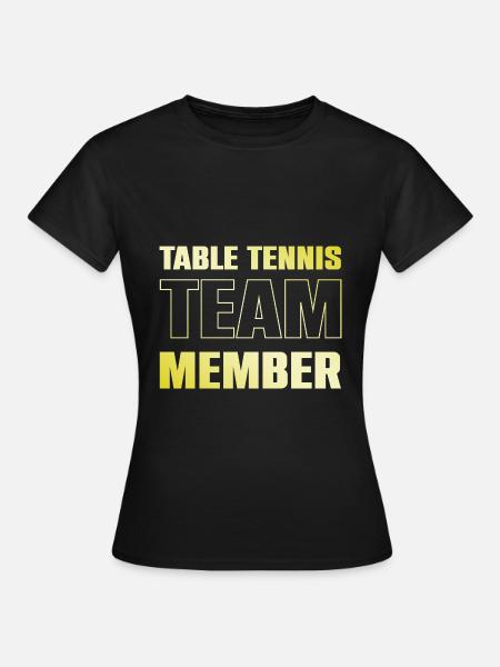 Table Tennis Team - Frauen T-Shirt - Schwarz