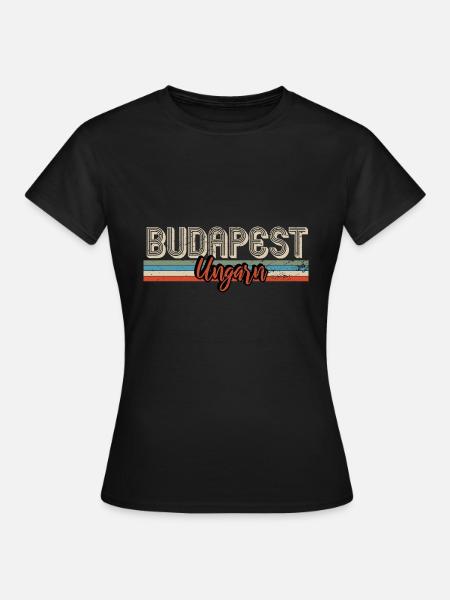 Budapest Ungarn - Frauen T-Shirt - Schwarz