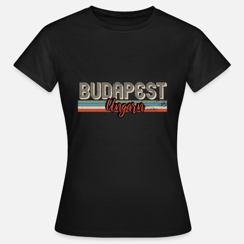 Budapest Ungarn - Frauen T-Shirt - Schwarz
