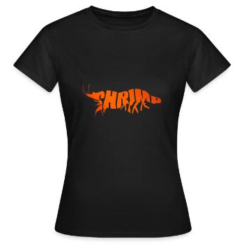 Crevette Aquascape "Crevette" - T-shirt Femme - noir - Devant - AI Model Female 172 dark (172cm)