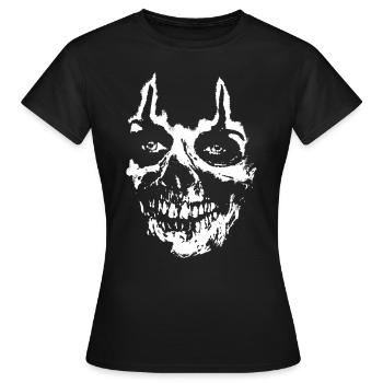 Psycho Horror Psycho Horror - Frauen T-Shirt - Schwarz - Vorne - AI Model Female 172 dark (172cm)