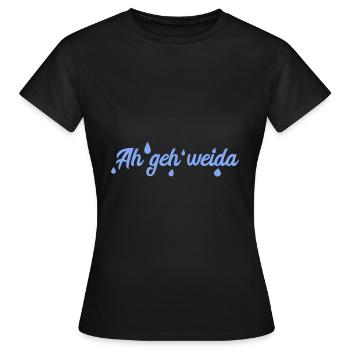 Bayern ahgehweida Trachten T Shirt Herren - Frauen T-Shirt - Schwarz - Vorne - AI Model Female 172 dark (172cm)