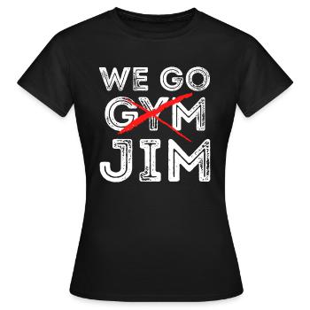 We Go Jim chemise We Go Gym Workout - T-shirt Femme - noir - Devant - AI Model Female 172 dark (172cm)