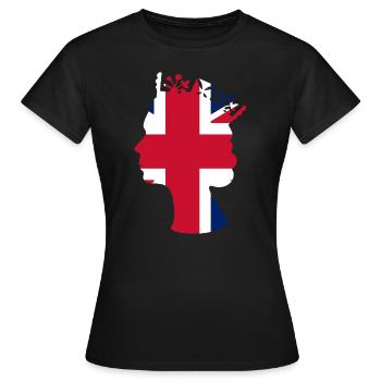 RIP Queen wir werden uns immer an dich erinnern - Frauen T-Shirt - Schwarz - Vorne - AI Model Female 172 dark (172cm)