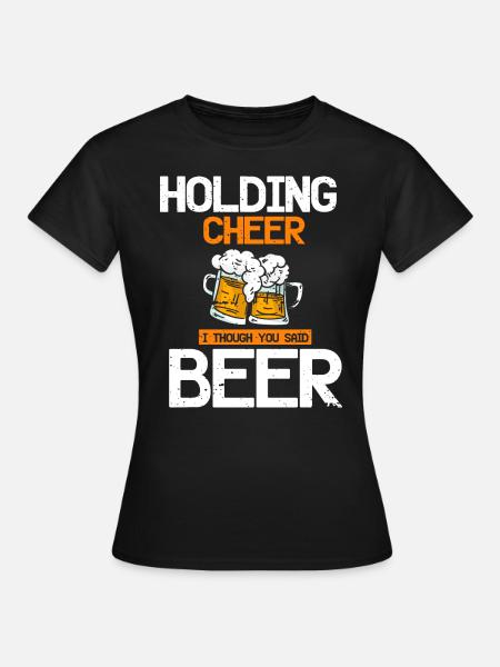 Beifall für Bier-Tees - Frauen T-Shirt - Schwarz