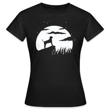 Treeing Walker Coonhound - T-shirt Femme - noir - Devant - AI Model Female 172 dark (172cm)