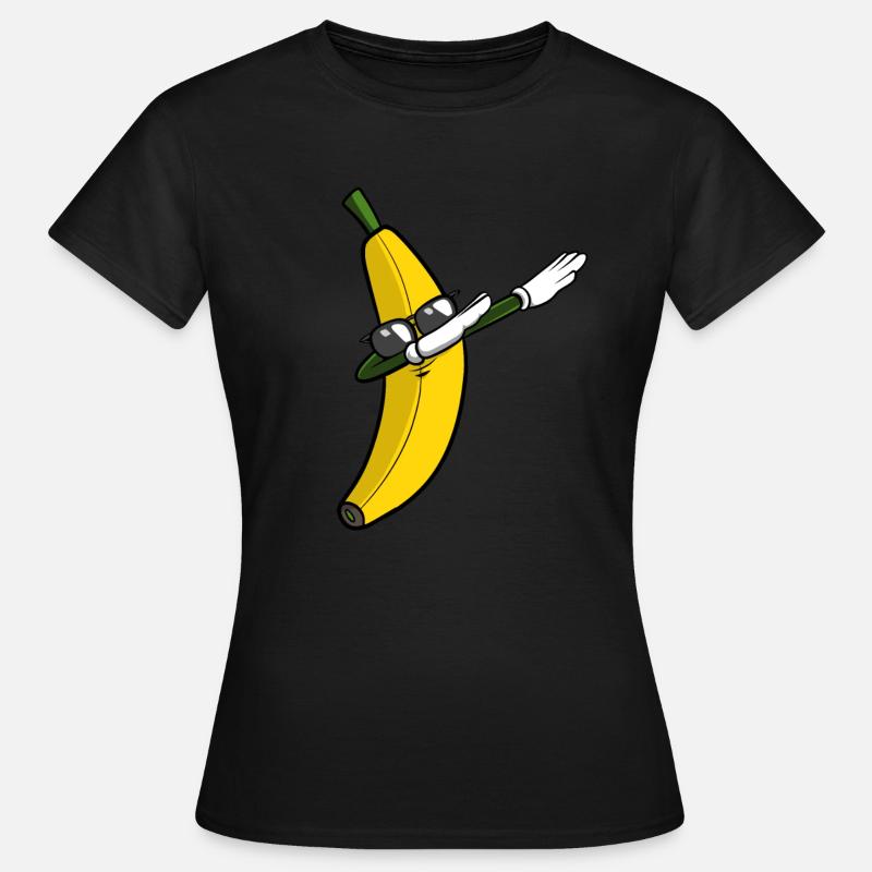Banane Dabbing Dab Danse - T-shirt Femme - noir