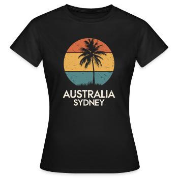 Australien Sydney - Frauen T-Shirt - Schwarz - Vorne - AI Model Female 172 dark (172cm)