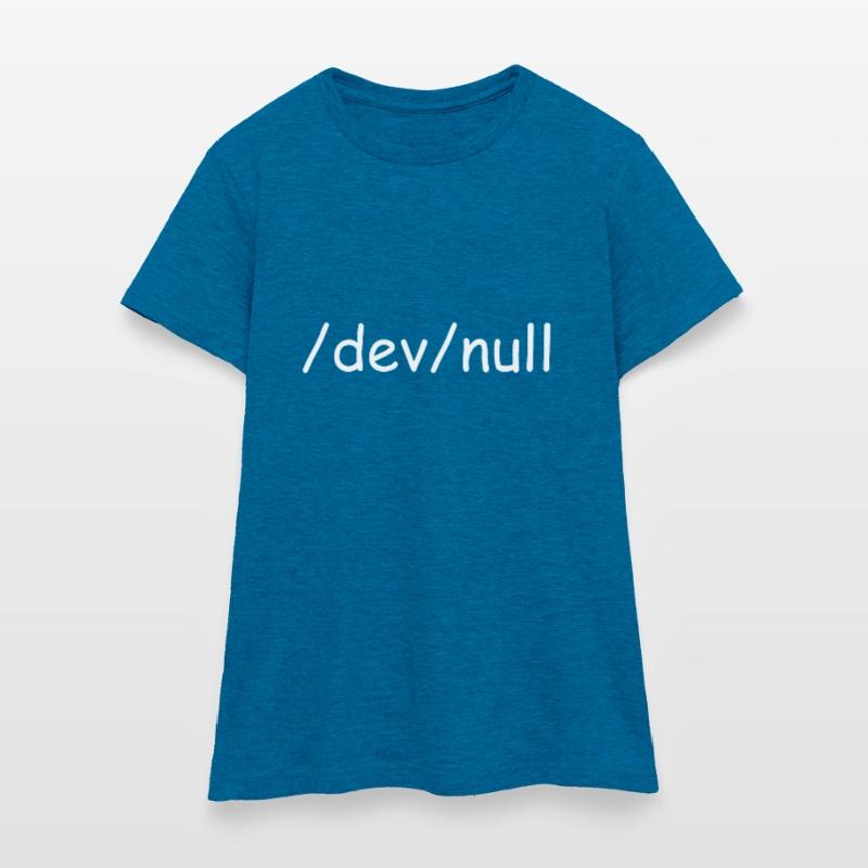 Nulldevice / dev / null unix gift Women's T-Shirt