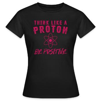 Positive saying science student gift - Women's T-Shirt - black - Front - AI Model Female 172 dark (172cm)