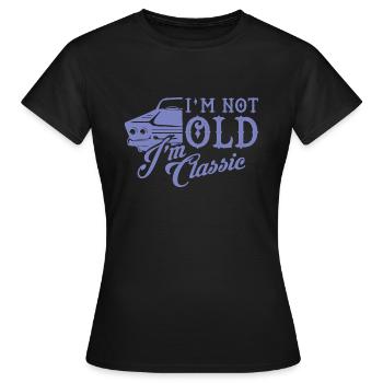 Voiture classique voiture classique cadeau old school - T-shirt Femme - noir - Devant - AI Model Female 172 dark (172cm)