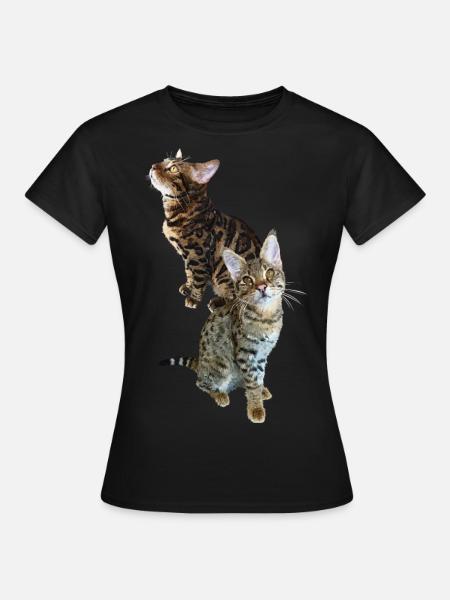 Tabby - Frauen T-Shirt - Schwarz