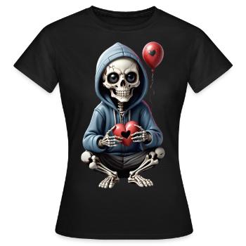 Waiting 4 love - Frauen T-Shirt - Schwarz - Vorne - AI Model Female 172 dark (172cm)