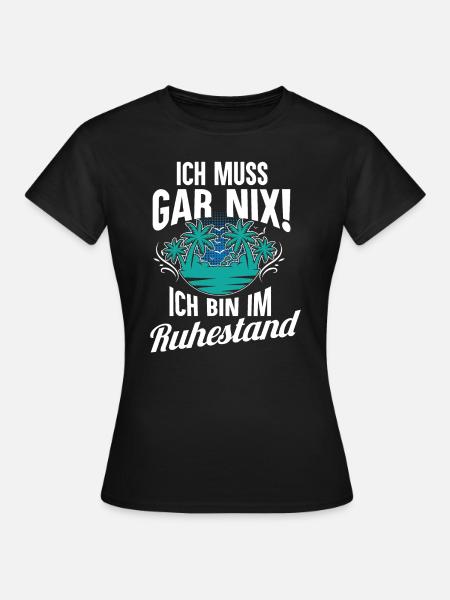 Rentner - Frauen T-Shirt - Schwarz