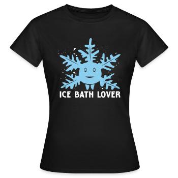 Ice Bath Challenge Ice Bucket Challenge en tant que - T-shirt Femme - noir - Devant - AI Model Female 172 dark (172cm)